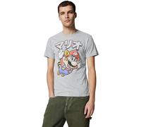 Nintendo - T-Shirt - Uomo Athletic Grey Small