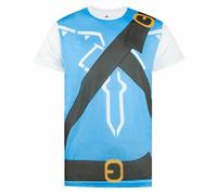 Nintendo The Legend of Zelda Blu Link T-shirt a maniche corte Uomini