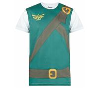 Nintendo The Legend of Zelda Verde Link T-shirt a maniche corte Uomini
