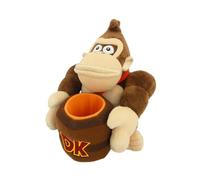 Nintendo Together+ - Peluche Super Mario - Donkey Kong con canna da 21 cm