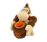 Nintendo Together+ - Peluche Super Mario - Donkey Kong with Barrel 21cm Peluche