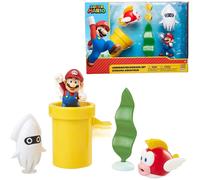 Nintendo Set Diorama Subacqueo Super Mario con i personaggi del videogioco – 3+ anni – X20154