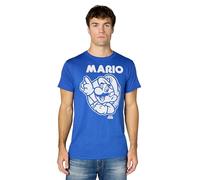 Nintendo Uomo T-Shirt - Blu - M