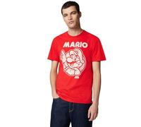 Nintendo Uomo T-Shirt - Rosso - XX-Large
