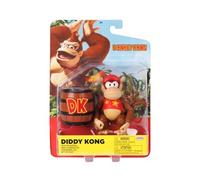 Nintendo World of Super Mario 2023 - Action figure di Donkey Kong con banane (Diddy Kong con canna DKK)