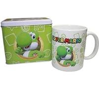 Nintendo Super Mario Bros Yoshi Tazza + Money Box Set Nintendo