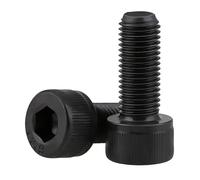 Nintens 1//2/10 Pezzi DIN912 M6-M12 Viti a Testa cilindrica con esagono Incassato e Filettatura fine Nera Bulloni in Acciaio al Carbonio Grado 12.9 Passo 0,75/1,0/1,25 mm(M10x1.25x60(2pcs))