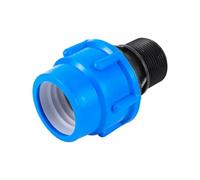Nintens 1 Adattatore di riduzione for Serbatoio d'Acqua IBC da 20/25/32 mm, Raccordo Dritto for Tubo in plastica PE for irrigazione agricola in Serra(25mm)