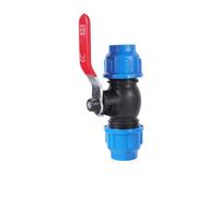Nintens 1 pz 20/25/32/40/50 mm PVC PE Tubo Acqua Rubinetto Splitter Plastica Valvola Rapida Connettore Giardino Agricoltura Irrigazione Raccordi for Tubi Acqua(Metal Handle,25mm)