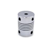 Nintens 1 pz D19*L25 Giunto Flessibile for Albero a ganascia in Alluminio 5 8 6,35 mm 8 mm 10 mm Accoppiatore for Motore Passo-Passo CNC Encoder Macchina for Incisione(6.35 X 10)
