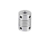 Nintens 1 pz D19xL25 Giunto 5 8 6,35 mm 8 mm 10 mm Accoppiatore Motore Passo-Passo CNC Encoder Macchina for Incisione(5X8)
