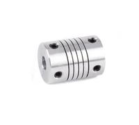 Nintens 1 pz Giunto 3 4 5 6 8 6,35 mm 8 mm 10 mm D19xL25 Accoppiatore Motore Passo-Passo CNC Encoder Macchina for Incisione(5X8)
