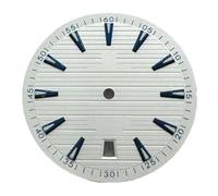 Nintens 1pc 33.5mm Nero Blu Bianco Quadrante Sterile Fit NH35/NH36 Movimento Meccanico, Colore unico, 04