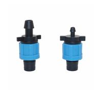 Nintens 20 Pezzi di Nastro gocciolante da 5/8" con Attacco di bloccaggio for Tubi di irrigazione a Goccia, Dado di bloccaggio for connettore del Tubo Flessibile dell'Acqua di irrigazione(6mm)