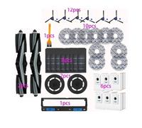 NINTIAN Compatibile con Ecovacs Deebot X2 Omni / X2 PRO / X2 Robot Vacuum Accessori Rullo Spazzola Principale Laterale Filtro Hepa Panno for Mop Sacchetto for la Polvere Parti(42pcs5)