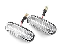 NIONGYN luci Segnale Rotazione Compatibile con Citroen per Nemo per Panel Van 2008-2019 per Estate Van 2009-2019 Indicatori di Direzione Dinamici Luce di Posizione Laterale Ripetitore Lampada(White)