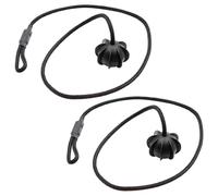 NIONGYN ricambi Auto Compatibile con per Golf Mk5 Mk6 MK7 2006-2019 Scaffale Pacchi Auto String Cord Cover Ripiani Posteriori Tronco Corda per Appendere Fibbia Fionda Cinghia Tenuta 108I7216(2pcs)