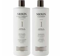 NIOXIN Sistema 1 Pulizia Shampoo & Cute Terapia Balsamo 1000ml Duo Set