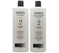 NIOXIN Sistema 2 Cleanser E Terapia Per Cuoio Capelluto Duo 33.8 oz Ciascuno