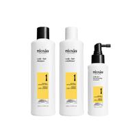 Nioxin System 1 Kit Trifasico Shampoo+Conditioner+Treatment 150+150+50ml kit dir