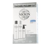 Nioxin Cura dei capelli System 1 Set a 3 stadi Scalp + Hair Shampoo 150 ml + Scalp + Hair Conditioner 150 ml + Scalp Care + Hait Thickening Treatmenr 50 ml 350 ml