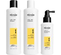 Nioxin Sistema 1 Kit Trifasico Shampoo 300ml Conditioner 300ml Treatment 100ml