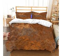 NIOYNJIS Copertina trapunta kit,universale per tutte le stagioni. Copritura trapunta di nozze,morbida e confortevole,Foglio, vecchio sfondo di metallo arrugginito,200x228cm