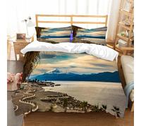NIOYNJIS Copertina trapunta kit,universale per tutte le stagioni. Copritura trapunta di nozze,morbida e confortevole,parti Reggio Calabria Italia Immagini della Città dell'Acqua,200x228cm