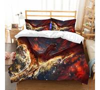 NIOYNJIS Copertina trapunta kit,universale per tutte le stagioni. Copritura trapunta di nozze,morbida e confortevole,immagine anime perfetta da usare come sfondo,200x228cm