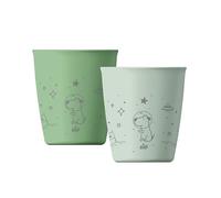 nip - Bicchiere | Sostenibile e resistente con bordo arrotondato per bambini dai 12 mesi in su. Ergonomico realizzato con oltre il 90% di materie prime rinnovabili | 2 pezzi, verde