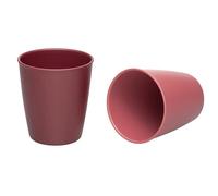 nip Eat Green Ecoo, tazza per bambini e bambini dai 12 mesi in su, senza melamina, per microonde e lavastoviglie, 2 pezzi, rosso
