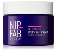 Nip + Fab Retinol Fix Overnight 0.1% Retinol Cream, Night Cream with Retinol, Hyperpigmentation Cream, Anti-wrinkle Cream, Hyaluronic Acid, 50 ml