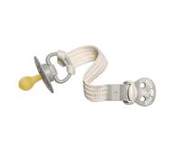 nip - Nastro ciuccio | Cordino per ciuccio sostenibile in 100% cotone biologico non trattato senza additivi. Nastro ciuccio resistente alla saliva e al sudore con clip per ciuccio con e senza anello |