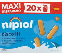 nipiol biscotti 6 cereali special pack 20 confezioni da 66,5 g