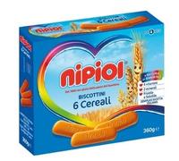 NIPIOL (HEINZ ITALIA SpA) NIPIOL BISCOTTINI 6 CEREALI 360 G