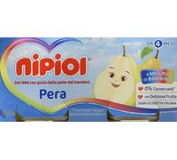Nipiol Omogeneizzato Frutta, Pera - 24 Vasetti da 80 gr