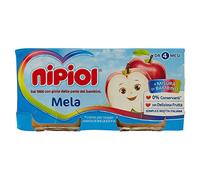 Nipiol Omogeneizzato Mela senza Glutine, 2 x 80g