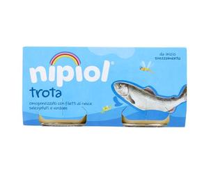 Nipiol Omogeneizzato Trota - 24 Vasetti da 80gr
