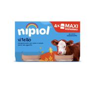 Nipiol omogeneizzato vitello 4 vasetti da 120g