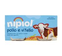 Nipiol Omogeneizzato Vitello, Pollo, 80 g, Confezione da 24
