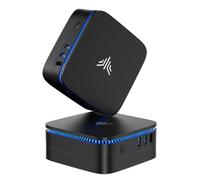 NiPoGi AK1PLUS Mini PC Ιntel Celeron N5030 (MAX 3,1GHz)16GB RAM+512GB SSD | WiFi5+BT4.2 Meglio di N3350/N3450 Due Display 4K@60Hz ,Supporto 2.5" SATA3.0 SSD W11 Pro LAN Lavoro D'ufficio e Telelavoro
