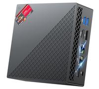 NiPoGi AM06 PRO Mini PC 32 GB RAM, АMD Ryzen 5 5500U (6C/12T, fino a 4,0 GHz) Mini PC Dual LAN, 512 GB M.2 SSD Mini Desktop Computer, 4K UHD Triple Display/WiFi 5/BT 4.2 per giochi/ufficio/HTPC.