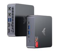 NiPoGi AM21 Mini PC АMD Ryzen 9 6900HX(8C/16T, bis fino a 4,9 GHz), mini computer desktop 16 GB DDR5, 512 GB M.2 NVMe SSD Max.4TB, Mini PC con АMD Radeon 680 M/USB4/4K Quad-Displays/WiFi6 Dual LAN