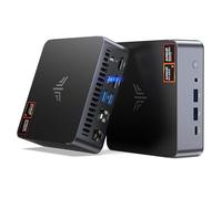 NiPoGi AM21 Mini PC ΑMITD Ryzen 7 8745HS (8C/16T, fino a 4,9 GHz), 32 GB DDR5 5600 MHz (2 x 16 GB), SSD NVMe (fino a 4 TB), 4 K Quad Display (HDMI 2.1/DP 1.4/USB4), WiFi 6, BT 5.2, Dual LAN, Desktop