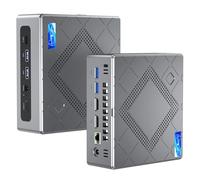 NiPoGi CK10 Mini PC Ιntel i5-12450H (fino a 4,4 GHz, 8C/12T), 32 GB DDR4 RAM 512 GB M.2 NVME SSD Mini Desktop Computer, Mini PC WiFi 6 con VESA, 4K UHD Triple Display/BT 5.2/USB 3.2 per