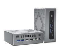 NiPoGi CK10 Mini PC W11 Pro Ιntel Core i5 12450H(4,4GHz,12C/12T,12MB Cache) Computer da scrivania 16GB+16GB RAM 3200MHz+512GB M.2 NVMe SSD, WiFi6/BT5.2/2*HDMI+ 1*VGA Triple Display 4K UHDHD/Tipo C