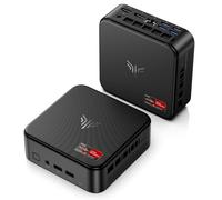 NiPoGi E3B Mini PC AMD Ryzen 5 7430U (6C/12T, fino a 4,3 GHz), 16 GB DDR4 512 GB M.2 SSD Mini Desktop Computer W-11 Pro per scuola/ufficio/casa, triplo display 4K, DP, HDMI, Type-C, WiFi 6, BT 5.2.