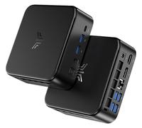 NiPoGi E3B Mini PC AMD Ryzen 7 5700U 32GB Dual DDR4 512GB Nvme PCle3.0 SSD Micro Desktop Computer con Radeon RX Vega 8 Support DP+HDMI-Type-C 4K, WiFi 6,BT5.2 per Business/Home/Office/Light Gaming