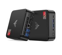 NiPoGi E3B Mini PC, AMD Ryzen 7 5700U 32GB Dual DDR4 512GB SSD, Micro Desktop Computer con Radeon RX Vega 8 Support 4K HDMI+DP+Type-C, WiFi 6,BT5.2 per Business/Home/Office/Light Gaming