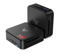 NiPoGi E3B Mini PC, AMD Ryzen 7 5700U 32GB DDR4 Dual Channel 512GB SSD Mini Computer | Grafica Radeon | WiFi 6 BT5.2 | HDMI + DP+ Type-C 4K | para Gaming/Ufficio/HTPC